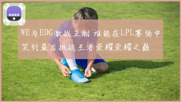 WE与EDG激战正酣 谁能在LPL赛场中笑到最后挑战王者荣耀荣耀之巅